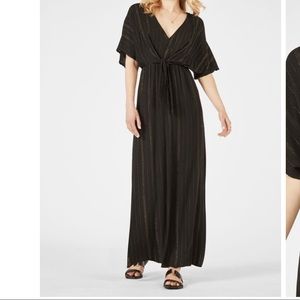 Tie Front Dolman Maxi Dress
